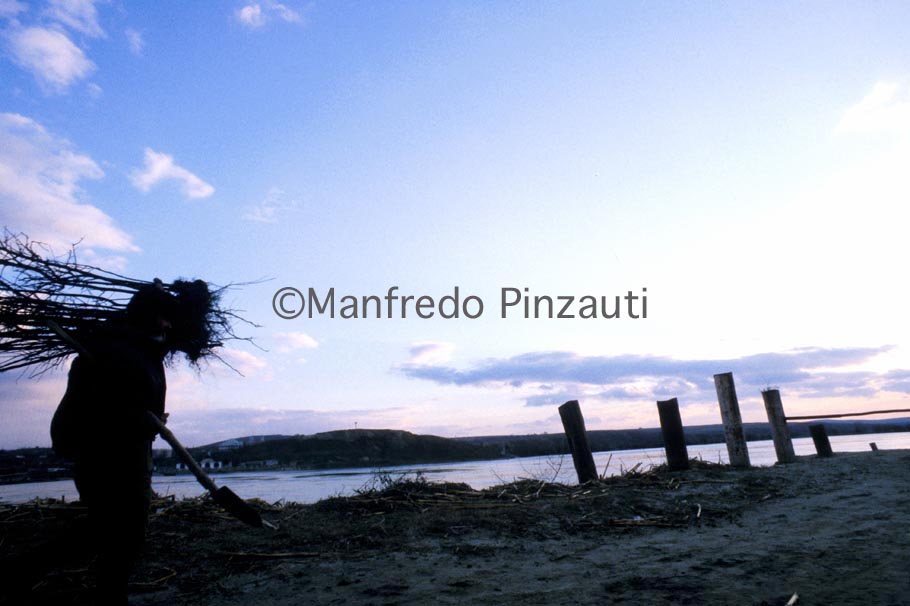 17 Danube' s Delta . Partizani Village . Farmer
