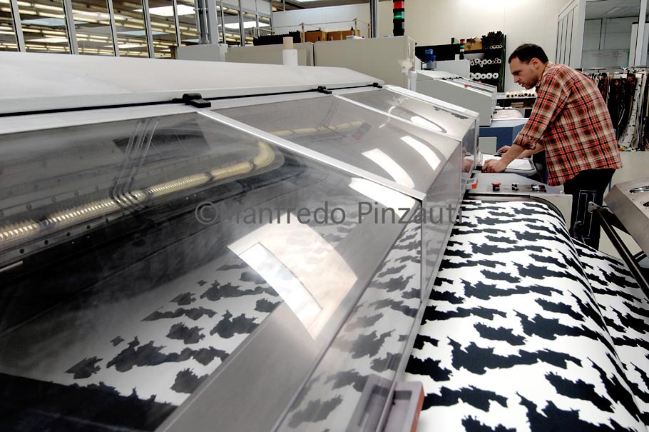 Ratti, textile Industry for printing on cloth.