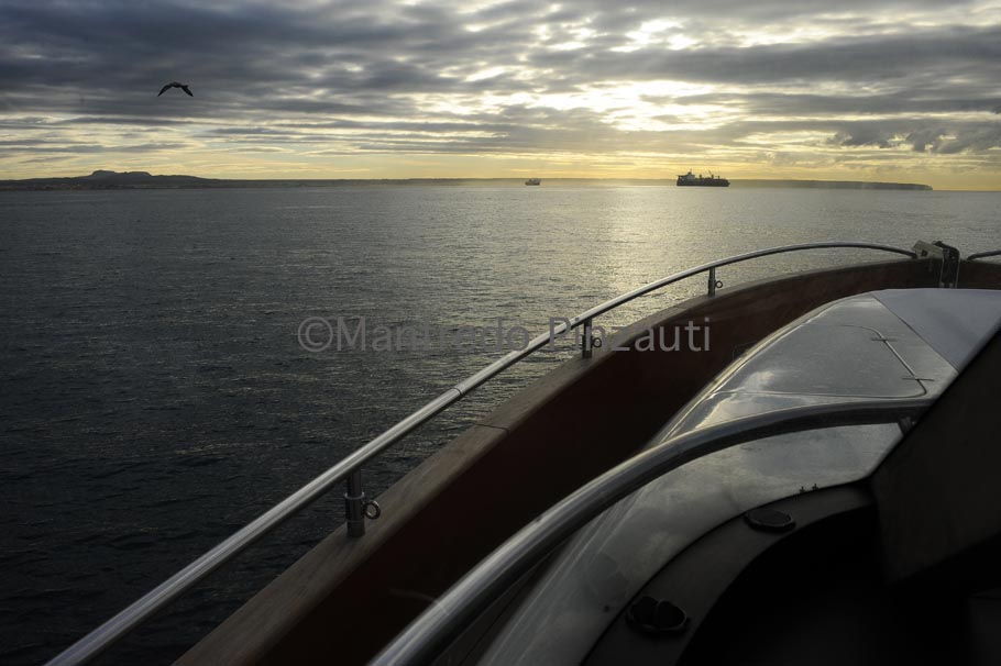 20 Magellano 74 Diary of board . Departur from Palma