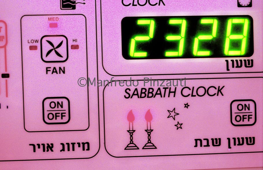 Jerusalem . Sabbath clock