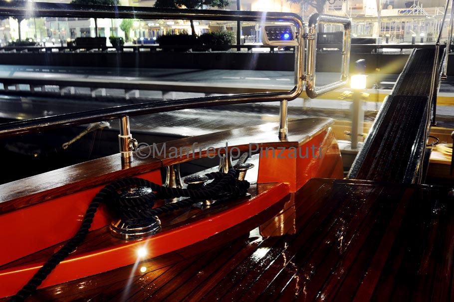 36 Magellano 74 Diary of Board. Night in Palma's Harbour